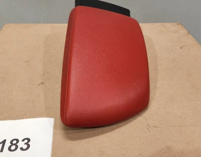 ✅ 14-20 OEM BMW F22 Center Armrest Tray Console Sensatec Red Dakota Leather - Image 1 of 4