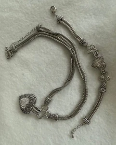 Lia Sophia Love Dust 16"-19" Halskette und passendes Armband! - Bild 1 von 1