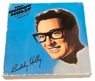 Buddy Holly Portrait Series 10 Record Set  MCA Records Rare HTF 45 RPM 7” - Image 1 of 4
