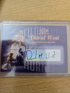 2004-05 Fleer Authentic Player Auto Bronze /59 David West Signature Hornets Ssp - Picture 1 of 4