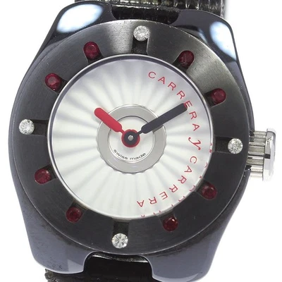 Carrera y Carrera Avalon Quartz Ladies Watch SS Leather White 28mm Easy Wear - Image 1 of 4