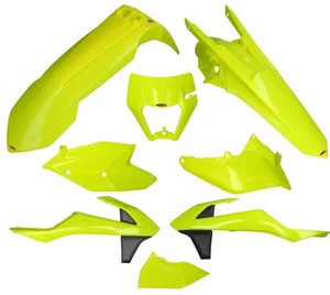 Kit de plástico Rtech se adapta a KTM EXC(F) XC-W 125 250 300 350 450 500 17-19 amarillo neón - Imagen 1 de 1