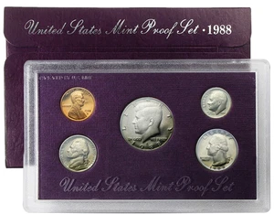 1988 S Proof Set Original Government Packaging Free Shipping! - Picture 1 of 1