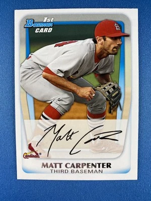 Matt Carpenter 2011 Bowman #BP66 Rookie St. Louis Cardinals - Image 1 of 2