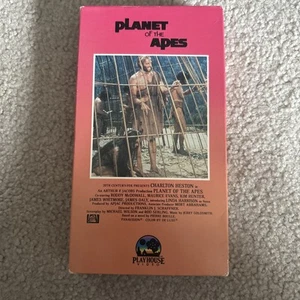 "PLANET OF THE APES" ORIGINAL MOVIE VHS VIDEOTAPE - 1985 - CHARLTON HESTON - Picture 1 of 3