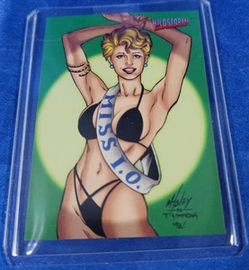 Wildstorm Swimsuit Stickers Alicia Turner S6 1996 Miss Wildstorm Rare Insert - Picture 1 of 2