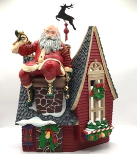 Dept 56 Weihnachtsmann und Kamin Figur - Bild 1 von 20