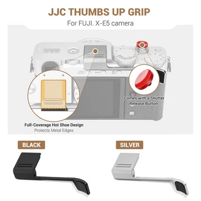 JJC X-E5 Thumbs Up Grip Shutter Release Button Full-Coverage for Fujifilm XE5 - Image 1 of 4