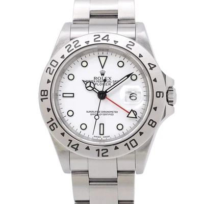 ROLEX Explorer II 40mm Stainless Steel White Dial 16570 - image 1 of 4