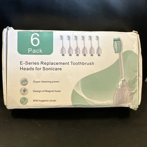 Lot de 6 têtes de brosse de rechange pour brosse à dents Philips Sonicare série E - Photo 1/3