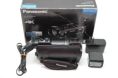 Panasonic HC-WXF990M 4K Digital Video Camera Black Leica lens w/Hood A 2483229 - Image 1 of 4