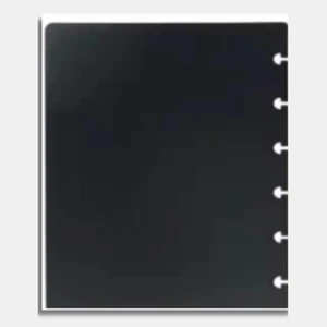 A5 Discbound Covers - Mushroom Hole-Punched Matt Front and Back + black discs - Picture 1 of 3