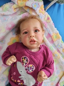 Hermosa muñeca bebé renacida Saskia esculpida por Bonnie Brown - Imagen 1 de 6