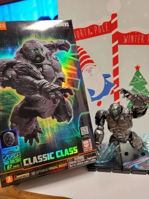 😱2025 Hasbro Transformers Classic Class Optimus Primal  Blokees Model Kit.❤️‍🔥 - Image 1 of 4