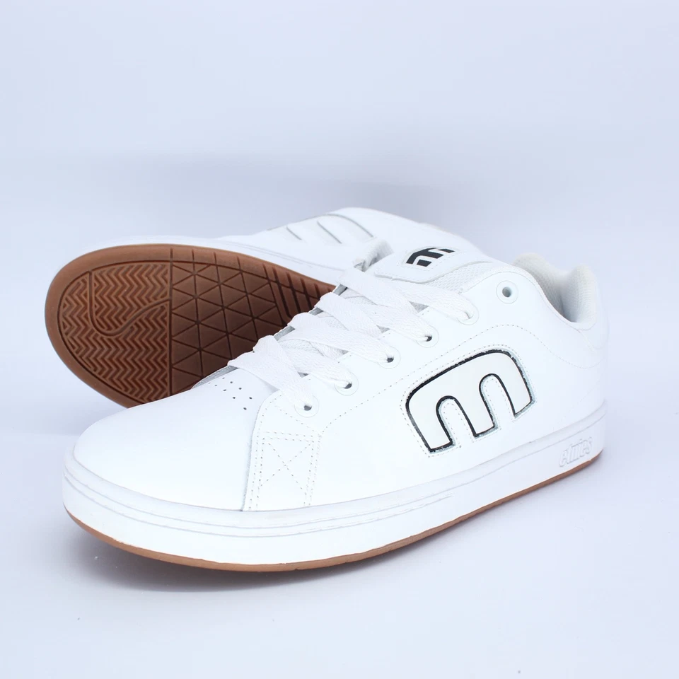 ETNIES CALLICUT SHOE US 10 WHITE BLACK - Imagen 1 de 4