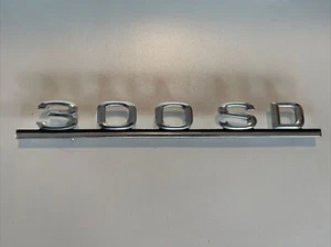 Mercedes-Benz 116 817 17 15 300SD TURBO DIESEL Trunk Name Plate Emblem Badge - Bild 1 von 8