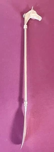 Scarpiera testa di cavallo in ottone massiccio antico vintage 18" - Foto 1 di 7