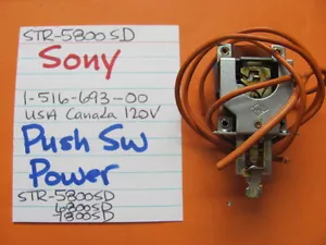 📈SONY 1-516-693-00 POWER PUSH SWITCH STR-5800SD STR-6800SD STR-7800SD - Picture 1 of 2