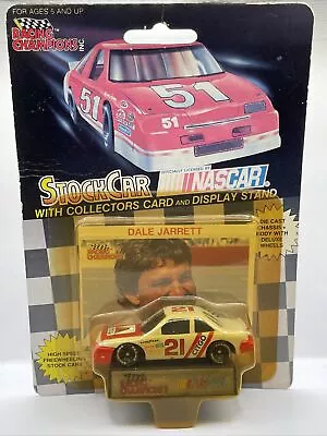 Racing Champions Dale Jarrett NASCAR 1991 Stock Car 1:64 con tarjeta de coleccionista Foto 1 de 4