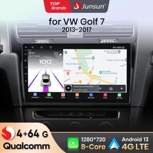 Qualcommchip für Golf VII 2013-2017 CarPlay 8 Kern Android 13 Autoradio GPS 64G - Bild 1 von 13