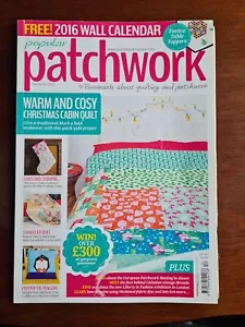 Beliebtes Patchwork Magazin, Dezember 2015, keine Gratisgeschenke, Basteln - Bild 1 von 4