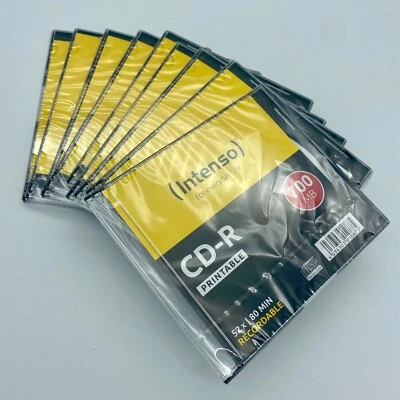 Intenso CD-R Printable 700MB/80 min Recordable (9 discs) - Image 1 of 2