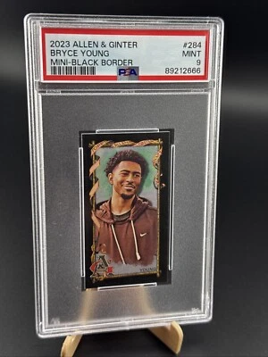 Bryce Young 2023 Topps Allen & Ginter X Mini PSA 9 Rookie 284 RC - Image 1 of 4