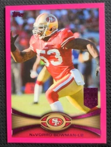 2012 Topps Pink San Francisco 49ers Football Card #411 NaVorro Bowman/399 - Picture 1 of 2