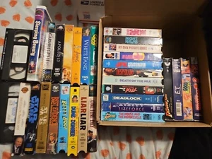 vhs tapes Lot 32 Tapes , From Disney To Star Wars Alot Of Good Titles SHIPS FREE - Picture 1 of 6
