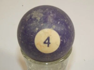 Vintage Pool Billiard Ball Purple #4 - 2¼" - Picture 1 of 2