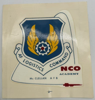 RARO AF Logistics Command McClellan AFB SUBOFICIAL Academia Tobogán Acuático Calcomanía Adhesiva Foto 1 de 3