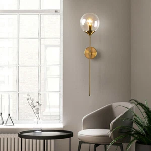 Bedroom Wall Lamp Glass Wall Light Kitchen Indoor Wall Sconce Home Wall Lighting - Picture 1 of 12