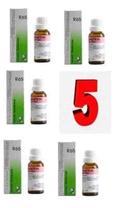 5xDr. Reckeweg R65 Skin Support Drops 22ml | Scaling, Redness Relief Free Ship - Picture 1 of 5