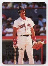 1989 Broder Action Superstars - #3 - Mike Greenwell - Boston Red Sox