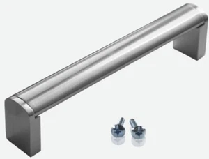 Möbelgriffe EDELSTAHL OVAL Küchengriffe Griffe (8 Stück) - Bild 1 von 2