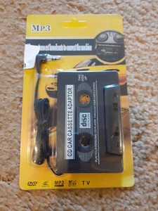AUX Auto MP3 Audio-Kassette Adapter 3,5 mm Klinke Kopfhörer Anschluss - Bild 1 von 2