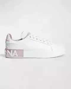 Dolce & Gabbana Portofino Nappa Leather Sneakers Womens EU 39.5 $695 - Picture 1 of 19