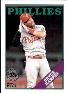 2023 Topps Serie 1 1988 35 Aniversario T88-52 Bryce Harper Phillies - Imagen 1 de 1