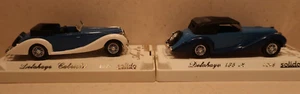 1:43 Solido Age d'or; Delahaye Cabriolet #4078 & Delahaye 135 M #4048--New - Picture 1 of 13