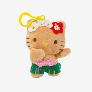 Sanrio Hello Kitty Hula Kiss 4" Hawaii Series Plush / Hello Kitty keyring - Picture 1 of 1