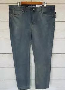 Eddie Bauer Stretch Jeans Mens 34X32 Sun Wash Slim Fit Stretch Blue Jeans New - Picture 1 of 3