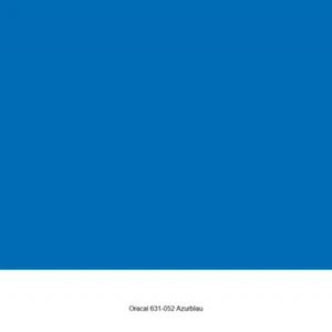 3,56 €/m² Oracal 631-052 Azurblau Matt Plotterfolie Möbelfolie 1,26 x 1 m - Bild 1 von 2