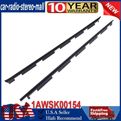 Juego de juntas de barrido de ventana delantera exterior para Chevy 1988-2000 1AWSK00154 2x Foto 1 de 4