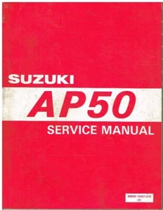 SUZUKI AP50 ORIGINAL 1996 FACTORY SERVICE MANUAL - Picture 1 of 1