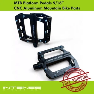 Intense MTB Platform Pedals 9/16" CNC Aluminum Mountain Bike Parts - Picture 1 of 6