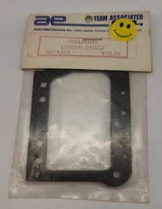 Team Associated Lower Brace Graphite Rc12L Pan Car Vintage Rc 4325 - Picture 1 of 1