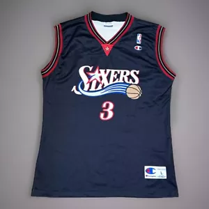 TOP Champion EU Allen Iverson NBA Trikot Basketball Jersey Air Jordan Shaq Curry - Bild 1 von 9