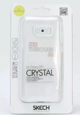 Funda de doble material amortiguador liviana cristal Skech Samsung Galaxy S8+ Foto 1 de 2