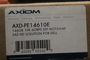 AXIOM AXD PE14610E 146GB 10K 6GBPS SFF HOT SWAP SAS HD NIB - Picture 1 of 3