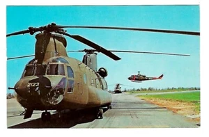 Aviation Postcard UH-l "Iroquois" Fort Rucker Alabama Helicopter - Picture 1 of 2